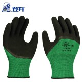 登升L658 發(fā)泡乳膠手套 防滑耐磨透氣舒適工地搬運工作干活建筑工業(yè)手套