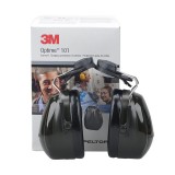 3M H7P3E掛安全帽式耳罩 隔音耳罩耳塞睡眠射擊防噪音呼嚕學(xué)習(xí)防噪音耳罩