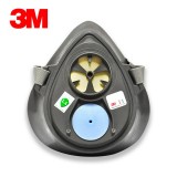 3M 3200半面具 噴漆實驗防煙防塵化工 氣體農藥油漆防護面具