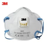 3M 8822 頭帶式防護口罩防顆粒物防霧霾防花粉粉塵打磨FFP2勞保口罩
